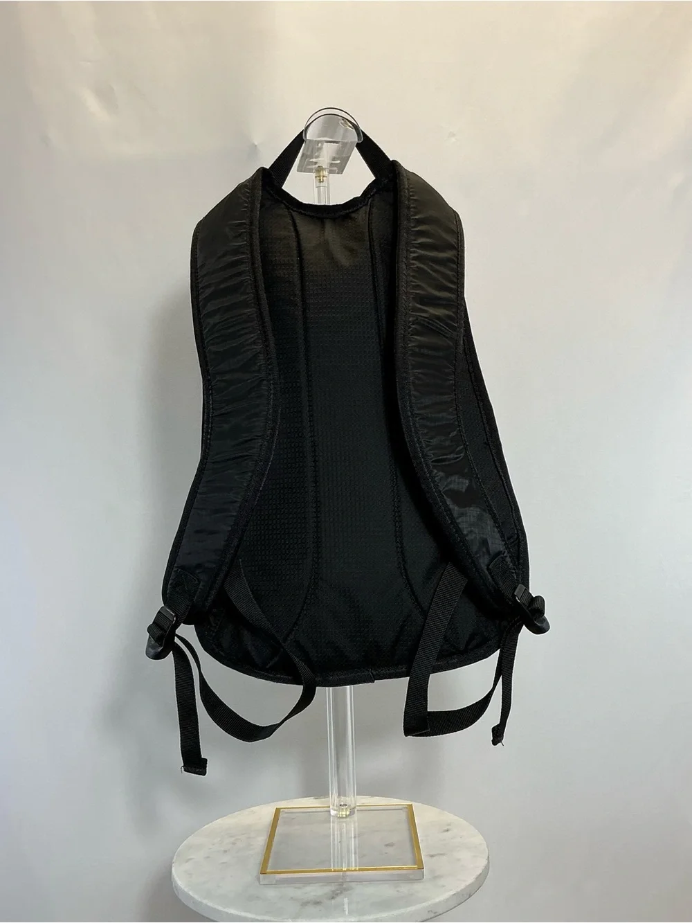 Sherpani Black Quilted Travel Backpack Lightweight Everyday Laptop Bag